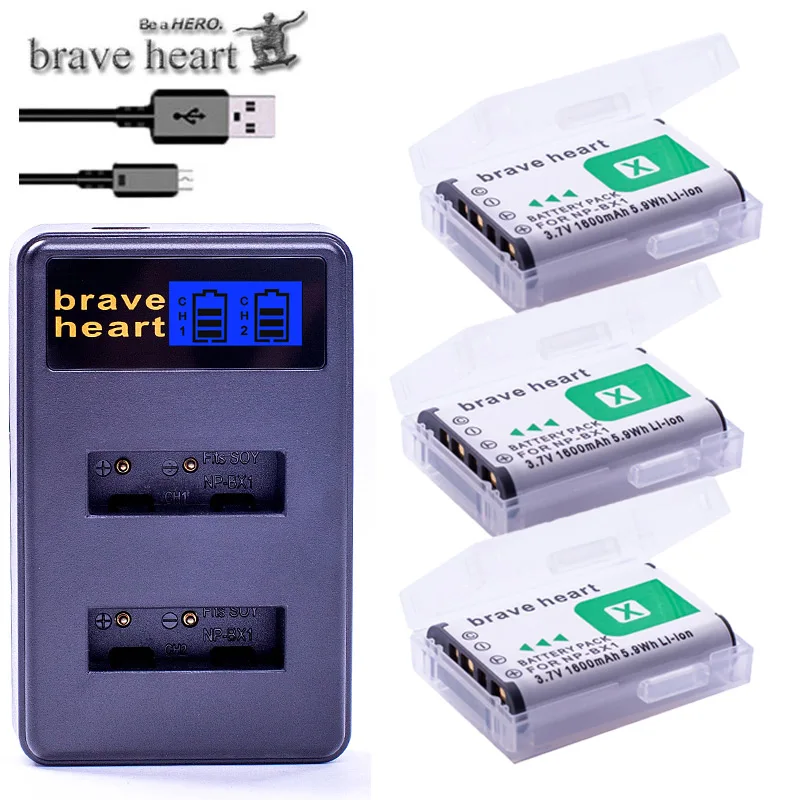 6x bateria NP BX1 NPBX1 NP-BX1 Батарея+ ЖК-дисплей зарядное устройство для sony детали sony Cyber-shot RX1 RX100 AS100V WX300 H400 AS200V CX240 PJ275 PJ440