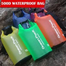 500D ПВХ Водонепроницаемый сухой мешок для спорта на открытом воздухе плаванье рафтинг Каякинг парусный мешок для хранения Портативный прочный 5L/10L/20L