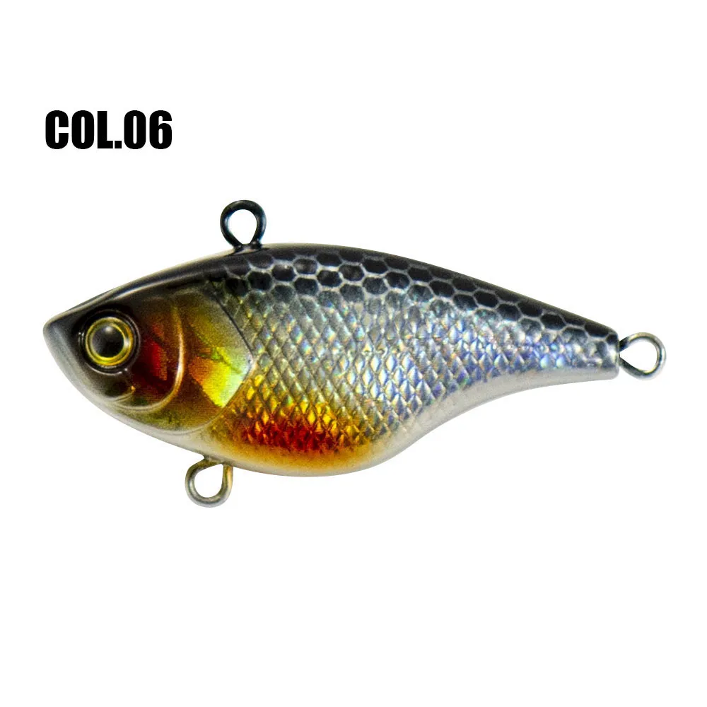 06 40 мм 4,6 г Вибрация обратного отсчета Hard жесткие приманки Lipless Crankbait тонущие рыболовные приманки для пресной воды - Цвет: 06