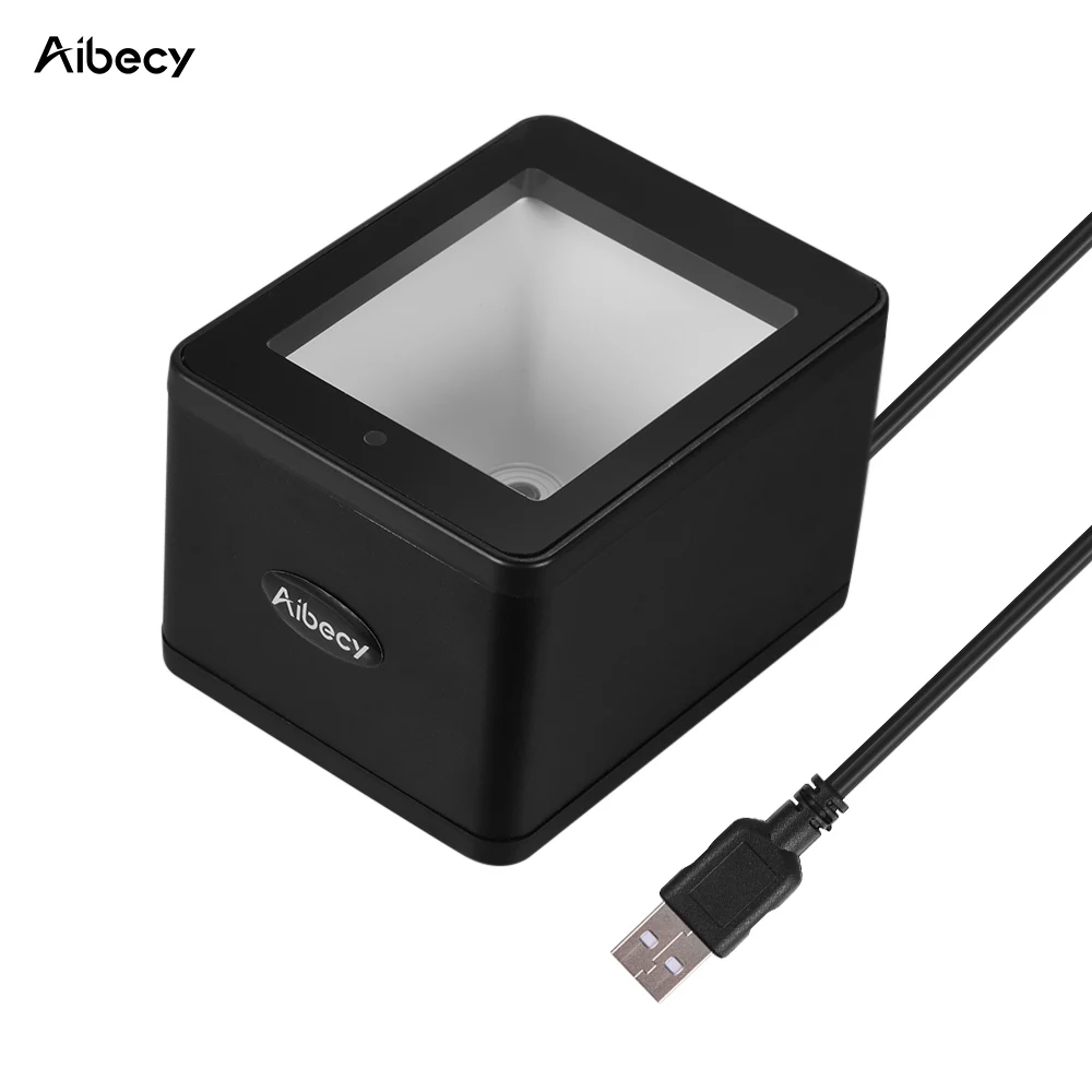 Aibecy YHD 9800 1D/2D/QR сканер штрих кода настольный USB проводной считыватель кмоп датчик