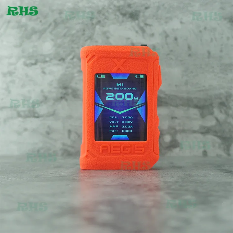 2 шт силиконовый чехол для Geekvape Aegis X pod Mod Vape kit Силиконовая кожа резина от RHS