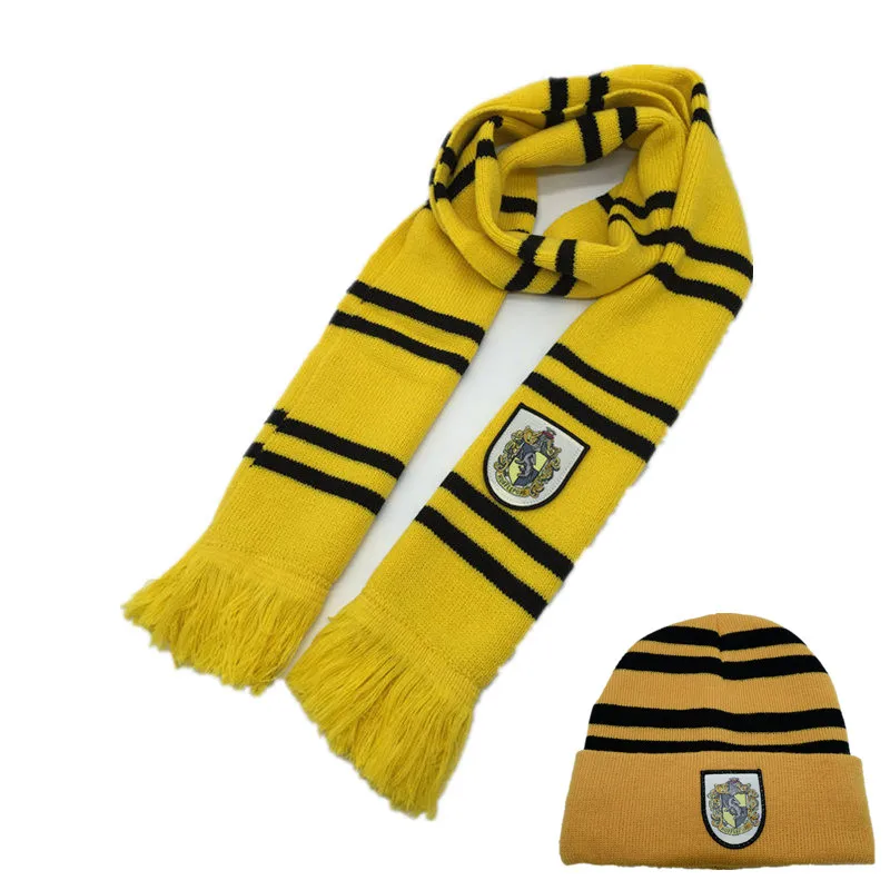 Для взрослых Hufflepuff джемпер Ravenclaw Толстовка Косплей Слизерин форменная Толстовка Костюм Гриффиндор джемпер свитер Гермиона шарф - Цвет: Hufflepuff