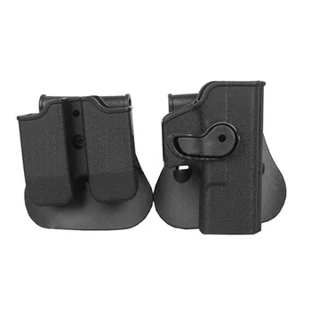 

Glock Gun Holster Polymer Retention Roto Holster 9mm Double Magazine Holder Fits Glock 17