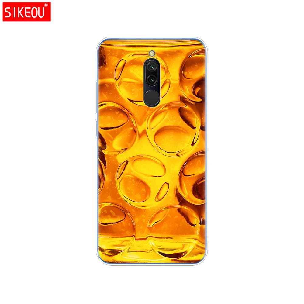 Силиконовый чехол для xiaomi redmi 8 чехол s полная защита мягкая задняя крышка из ТПУ на redmi 8 бампер hongmi 8 чехол для телефона coque cat - Цвет: 33985