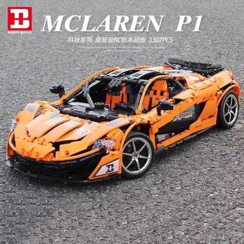 

DHL XQ1001 Technic Car The MOC-16915 McLaren P1 Motor Function Car Set Building Blocks Bricks 20087 Kid Christmas Toy
