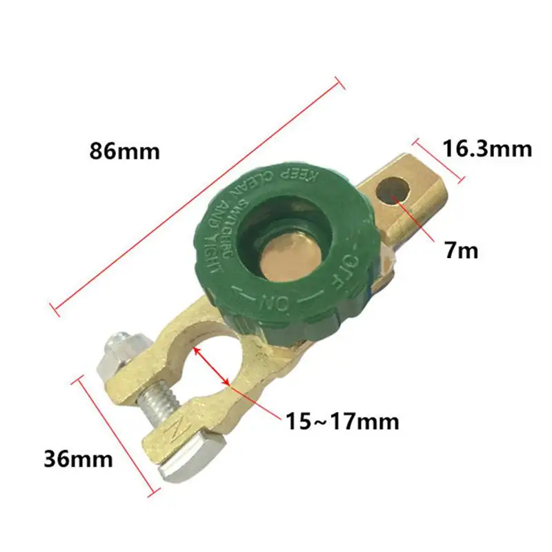 Adeeing, Клеммная клемма для аккумулятора автомобиля, мотоцикла, быстрый выключатель, поворотный разъединитель, изолятор для автомобиля, грузовика, автозапчасти для автомобиля r25