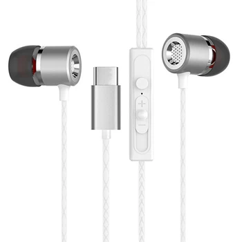 

1 Pcs Type-C Wire Control Earphone Headset Type-C Hub Earpiece 50PCS Cable Cord Strap Hook Loop Organiser Tool
