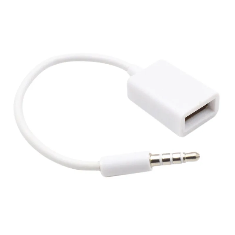 Cars SUV Accessories MP3 3.5mm Male AUX Audio Plug Jack To USB 2.0 Female Converter Cable Cord | Автомобили и мотоциклы