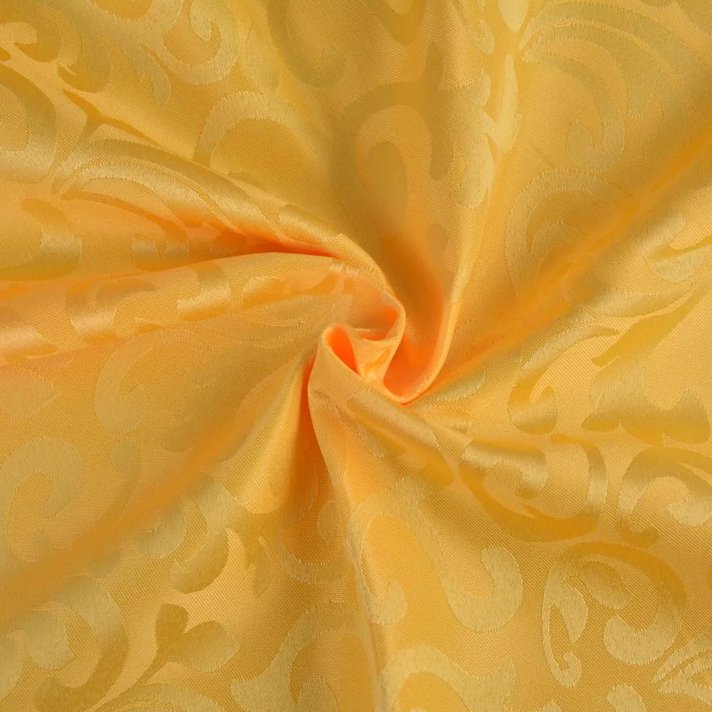 yellow Отель банкет полиэстер белый/красный/кофе скатерти покрытие Круглый Свадебный декор прямоугольная скатерть конференции Вечерние - Цвет: yellow
