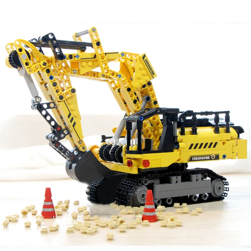 

841+Pcs Sembo City Legoingly Excavator Technic Truck Building Blocks Bricks Classic DIY Educational Toys For Children