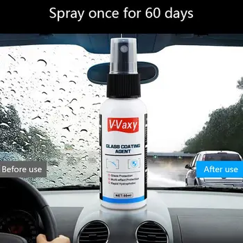 

Waterproof 50ml Rainproof Anti-fog Agent Glass Hydrophobic Coating For Car Windscreen Bathroom Glass