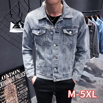 

Denim Jacket Men Hole Retro Motorcyle Basic Coat Streetwear Hip Hop Bomber Jacket Cowboy Men's Jean Jacket Chaqueta Hombre