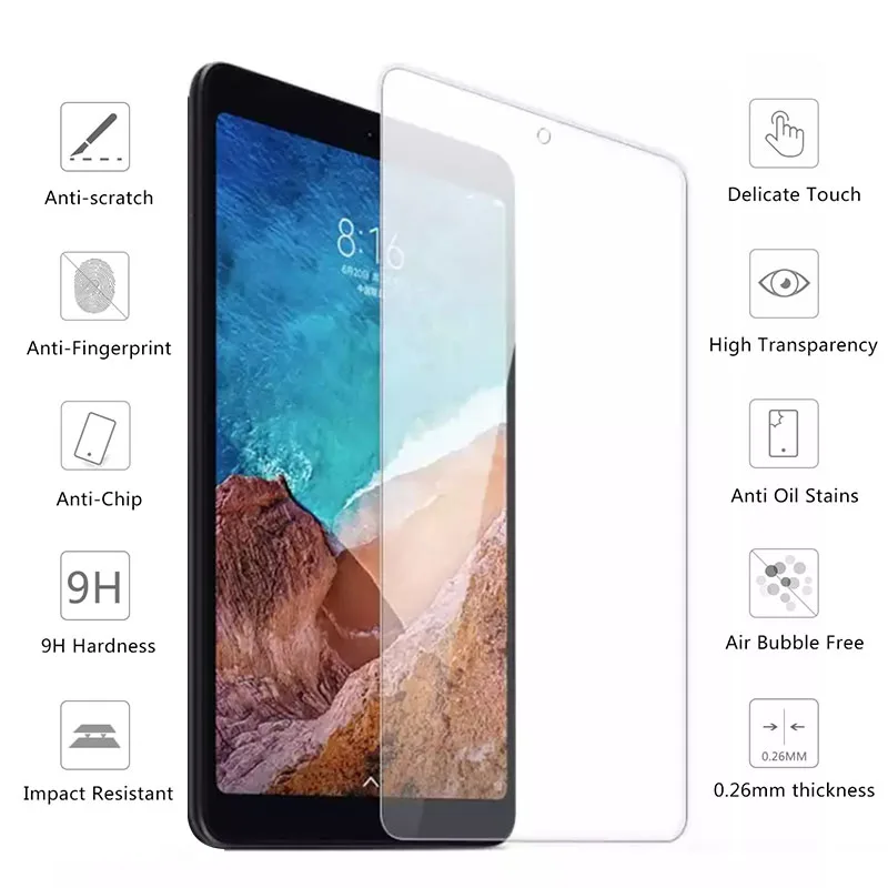 Закаленное стекло для Xiaomi mi Pad 4 Plus 3 2 1 протектор экрана планшета защитная пленка на Ksio mi Xiomi mi pad mi pad4 Pad4 Glas