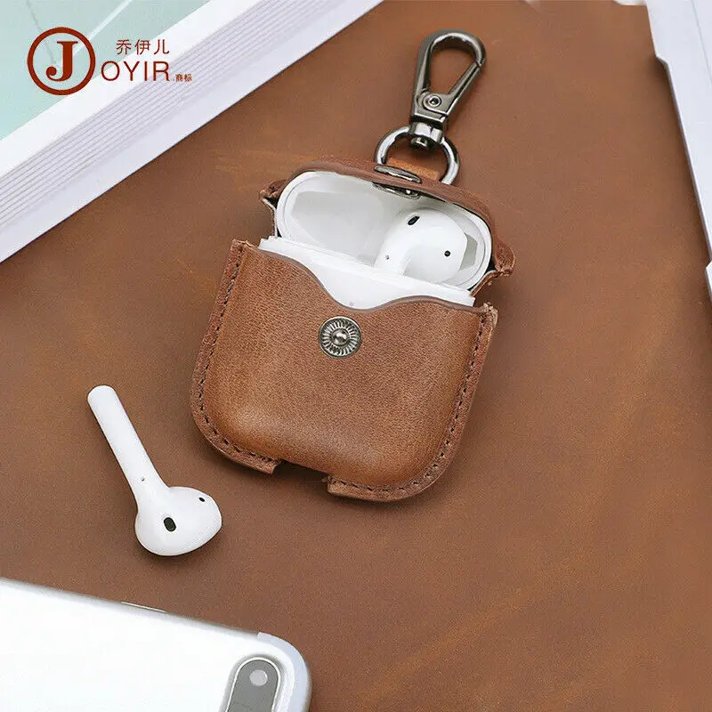 

Кожаный защитный чехол для Airpods
