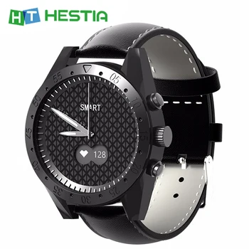 

Leather Fashion Business Quartz Smart Watch 50M Waterproof Heart Rate Sleep Detection Sports Bracelet Call Reminder IOS Android