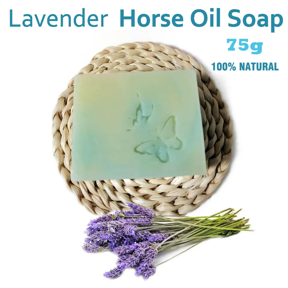 Lavender Horse Oil Cold Soap Cold Process soap Lavender Oil soap facial whitening soap face cleansing soap natural hand made Lavender Horse Oil Cold Soap Cold Process soap Lavender Oil soap facial whitening soap face cleansing soap natural hand made