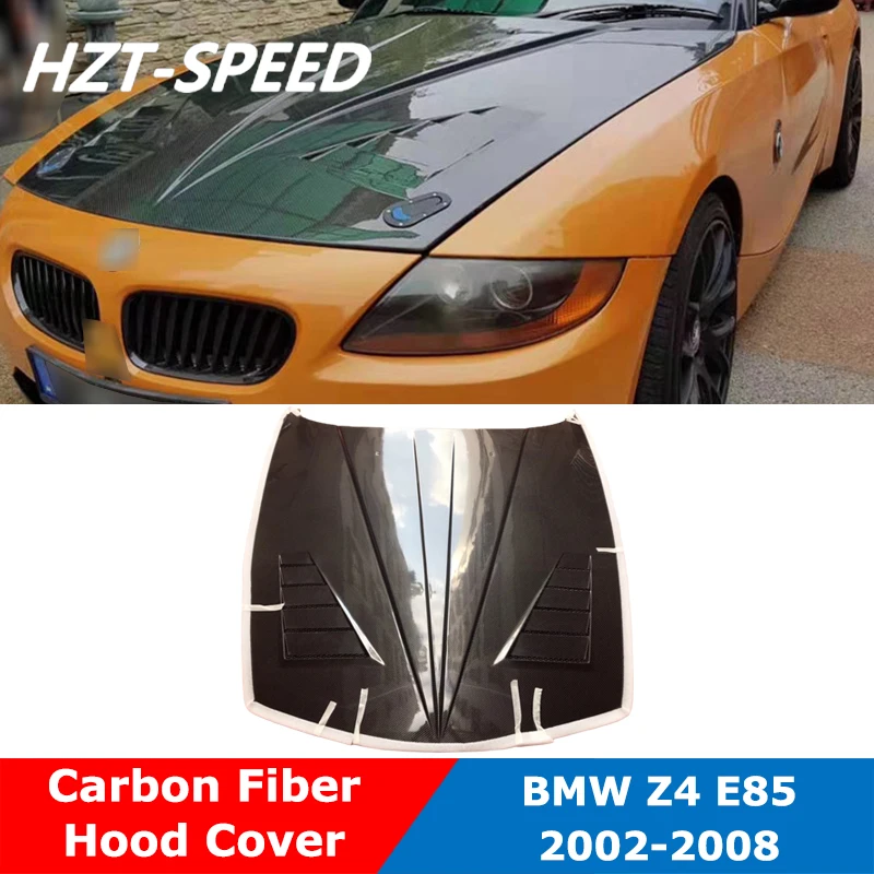 Z4 крышка капота двигателя из углеродного волокна для BMW E85 2002 2008|Капоты| |