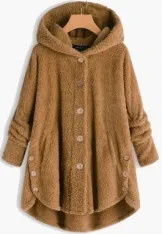 Khoshtib Женское пальто осень зима новое свободное с длинным рукавом двухстороннее плюшевое модное пальто большого размера