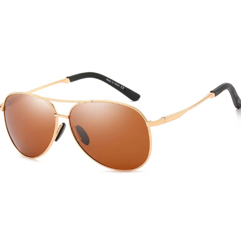 Брендовые дизайнерские поляризованные солнцезащитные очки мужские классические солнцезащитные очки мужские водительские солнцезащитные очки UV400 металлические зеркальные очки Oculos de sol