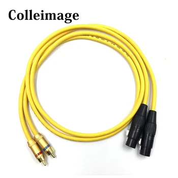 

Pair HiFi DIY RCA to XLR Balanced plug Audio Cable Van Den Hul Cross Audio Amplifier CD DVD player RCA interconnect