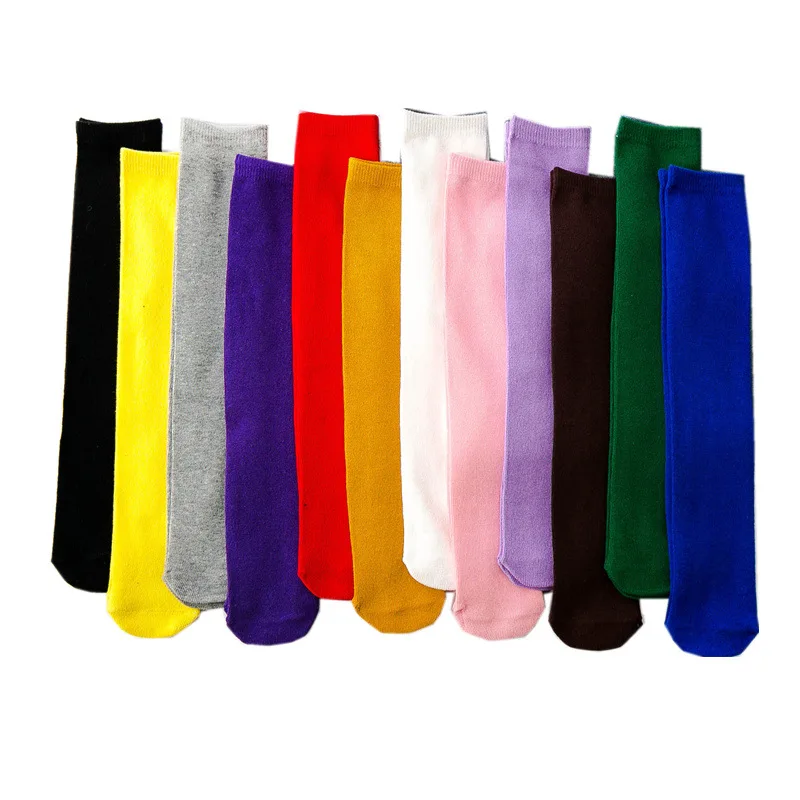 Children Leg Warmers Children Knee High Socks Children's knee socks Kids Socks Baby Cotton Socks Knee High Long Leg Warmers Cute Boy Girl Children socks 3-12 Y