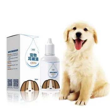 

50ml Dog Ear Drops Cleaning Fluid Oil Pet Dog Cat Teddy Ear Irritations Pet Dog Cleaning Supplies Cat Beauty Tool 20E