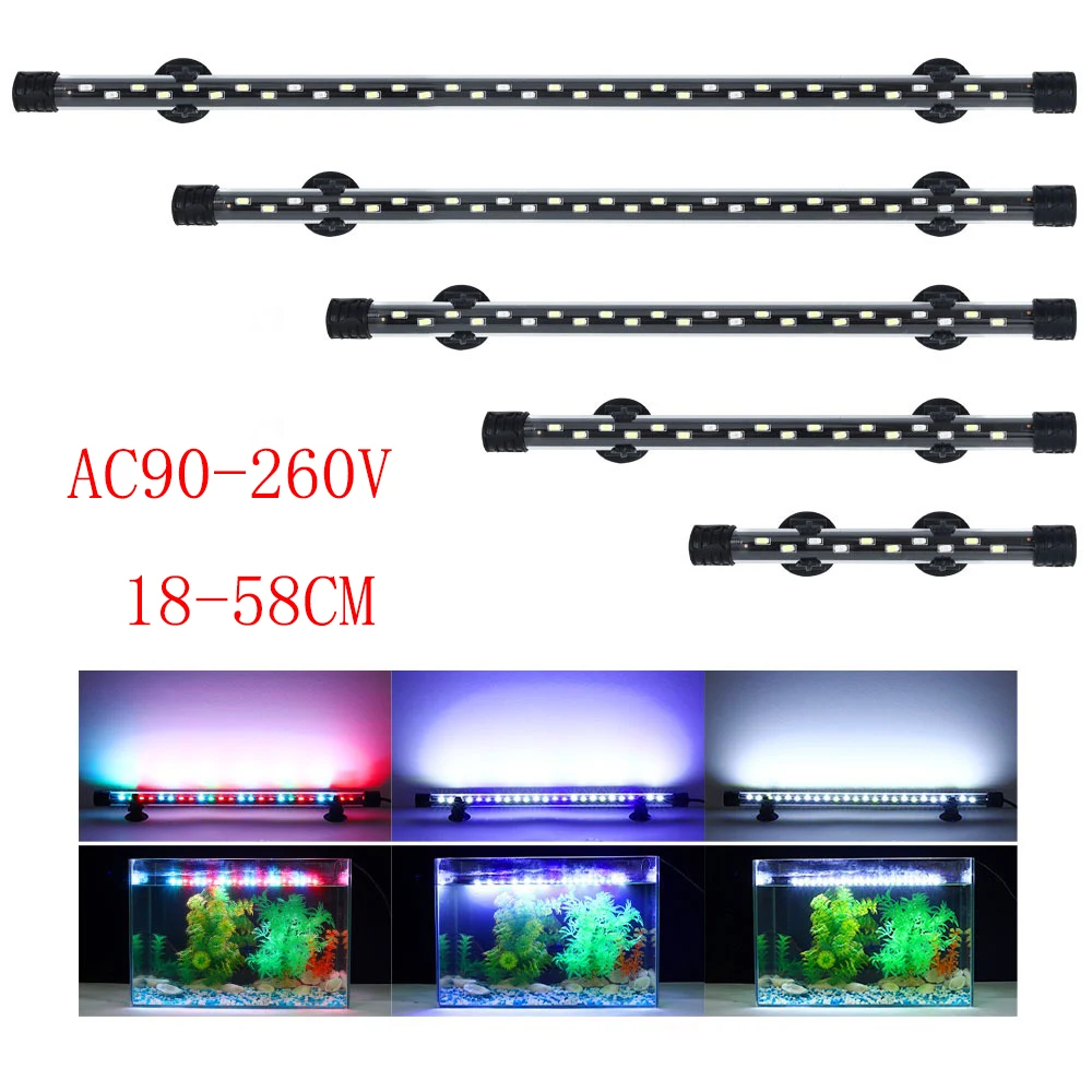 

Освещение для аквариума, разноцветное яркое освещение для подводной съемки