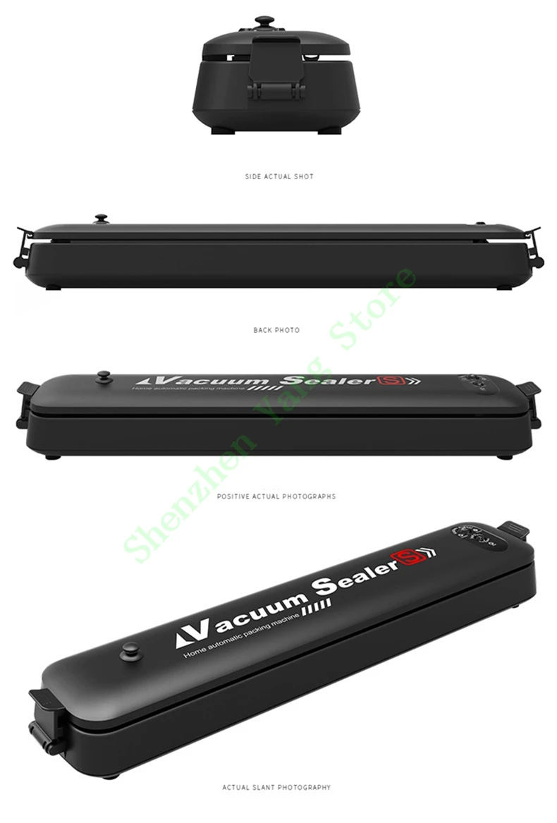 AC 100-240V Электрический вакуумный упаковщик портативная вакуумная упаковочная машина для пищевых продуктов Бытовая Автоматическая вакуумная упаковочная машина ЕС/Австралия/Великобритания/США