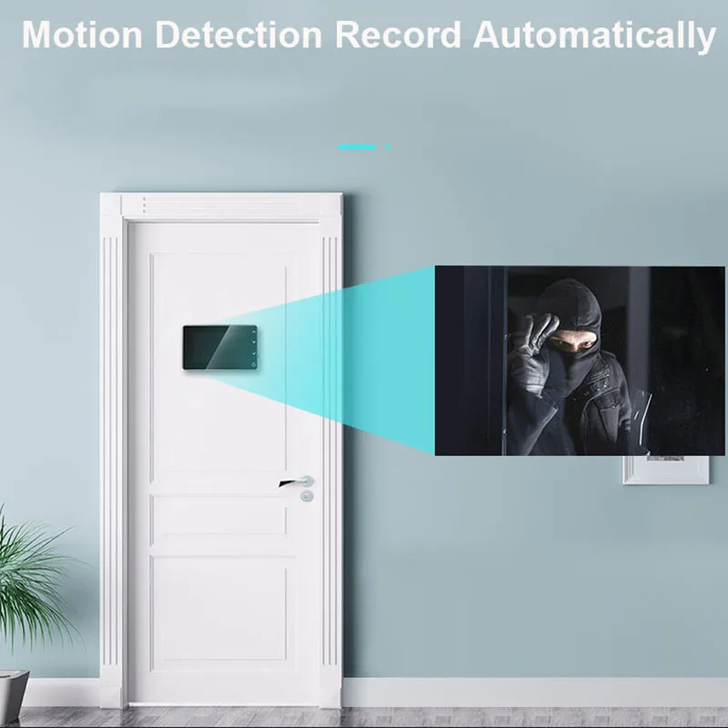 Pro motion-1080 P цифровой глазок, домашний дверной звонок безопасности, поддержка макс 32 Гб 170 Угол обзора, обнаружение движения