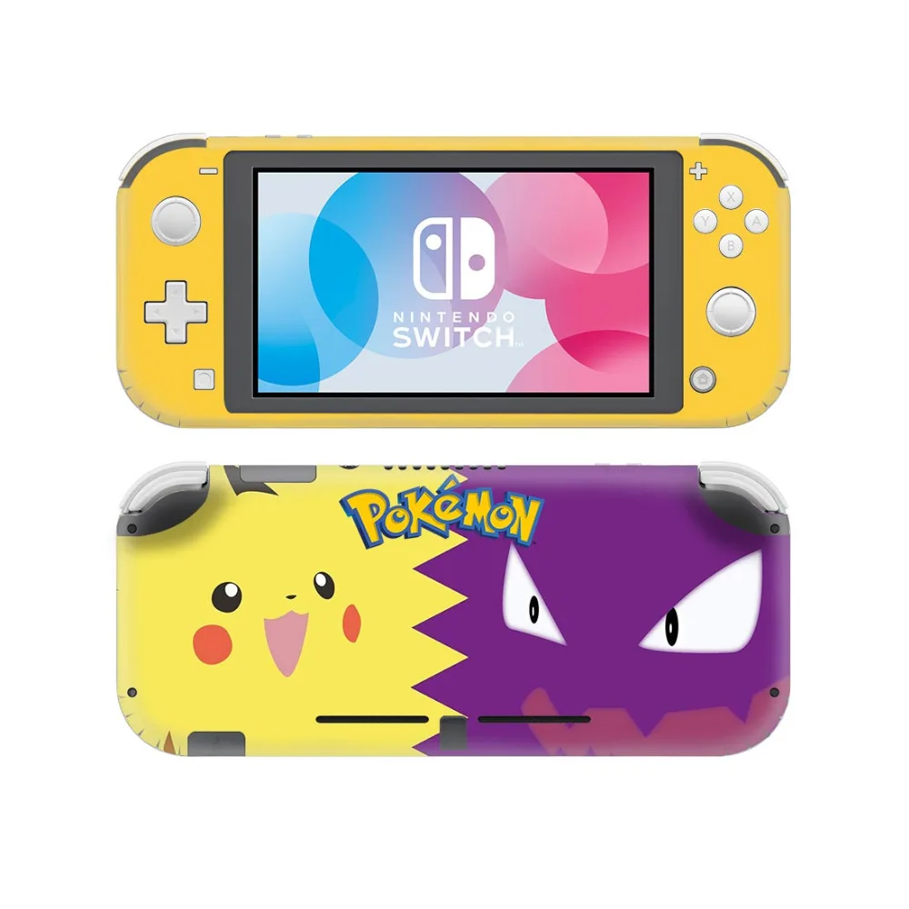 Pokemons Pikachus игровая наклейка для nintendo Switch Lite консоль и контроллер протектор Наклейка выключатель Lite виниловая наклейка s