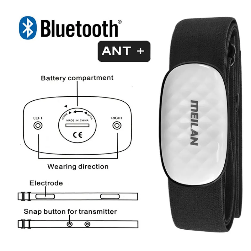 Meilan Bluetooth ANT+ велосипедный компьютер, измеритель скорости велосипеда, тахометр, датчик частоты вращения+ Датчик скорости, погода, возможность получения частоты сердечных сокращений