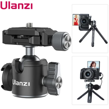 

Ulanzi U-80L Tripod Arca Quick Release Plate Arca Spoeling Balhoofd Statief Ball Head Voor for Tripod Monopod DSLR Camera vlog