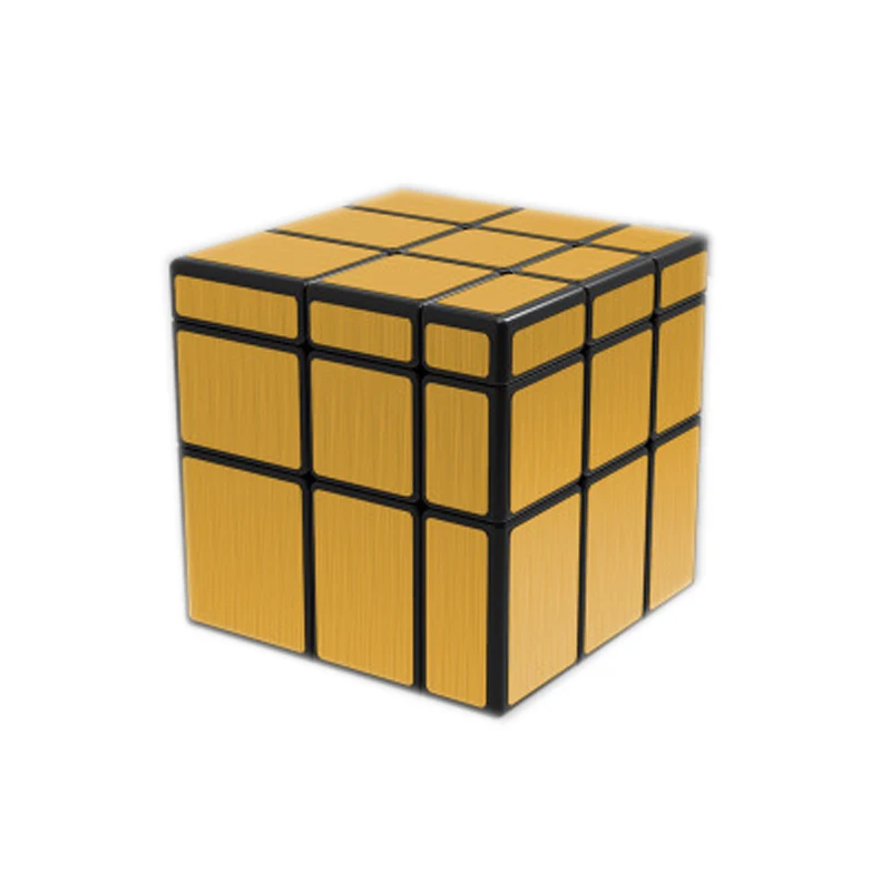 QIYI 3X3X3 литое покрытие золото матовый neo Мини-Волшебный куб головоломка Скорость Профессиональный Cubo Magico обучающая игра Детские Кубик-рубик кубик рубика - Цвет: Белый