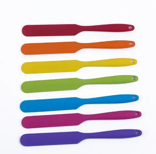 Silicone Cream Butter Cake Spatula Mixing Batter Scraper Brush Butter Mixer Cake Brushes Baking Tool