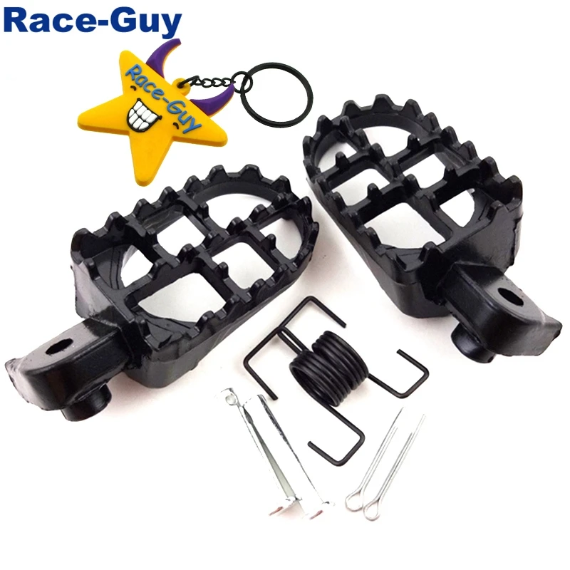 Подножки для мотоцикла PW50 PW80 TW200 XR50R CRF 50 CRF70 CRF80 CRF100F черные Алюминиевые Подножки| |