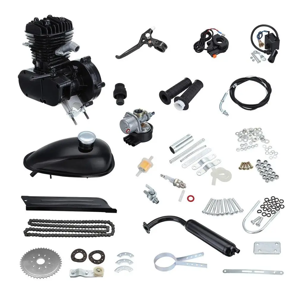 Yonntech 50cc 80cc набор для двигателя мопеда 2 х тактный велосипед мотоцикл с газовым