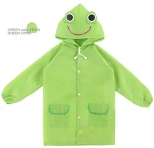 1PC Cartoon Animal Style Waterproof Kids Raincoat for Children Rain Coat Rainwear/Rainsuit Student Poncho