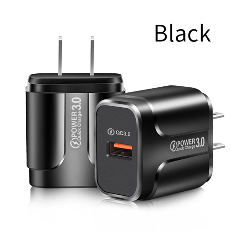 Lovebay Quick Charge 3,0 2,0 USB 18 Вт Зарядное устройство для мобильного телефона AFC FCP для iPhone 11 Pro Max XS samsung huawei Xiaomi Быстрая зарядка - Тип штекера: B U