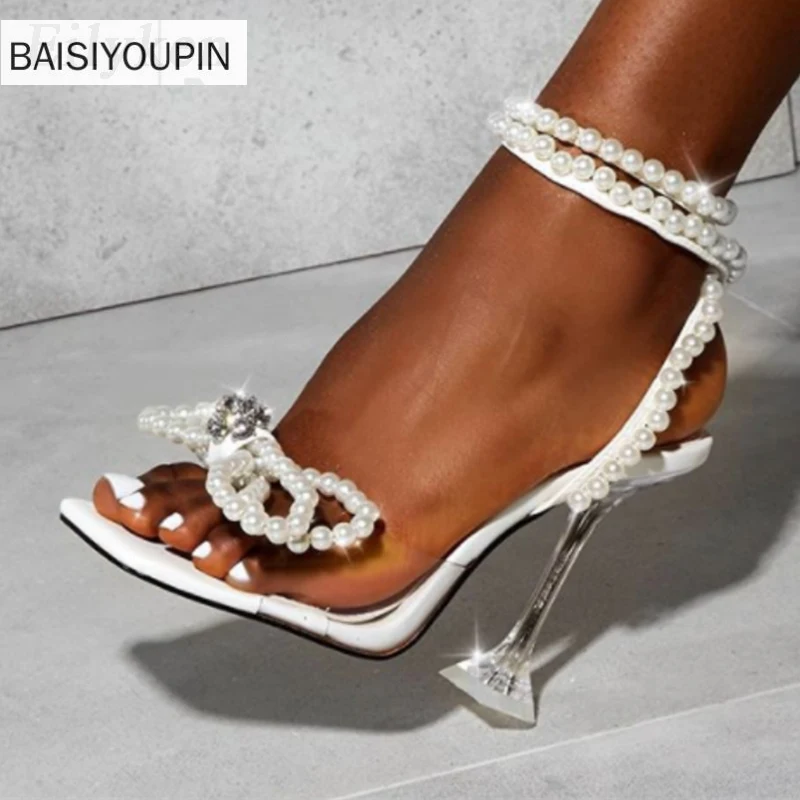 Женские босоножки-гладиаторы на высоком каблуке туфли-лодочки с пряжкой и