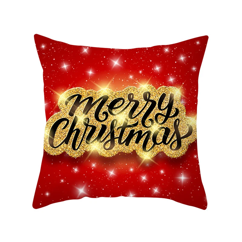 Ограниченная серия с Рождеством декоративная подушка чехол s бросок наволочка чехол украшение дома из полиэстера диван Мода Санта подушка в форме Санта-Клауса чехол - Color: 6