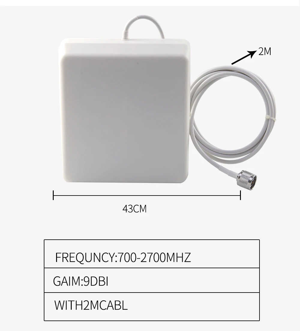 2020 AGC 75dB GSM 2G 3G 4G Cellular Amplifier 4G