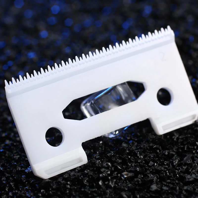2/10 2-hole stagger-tooth Ceramic movable blade for cordless clipper Replaceable blade