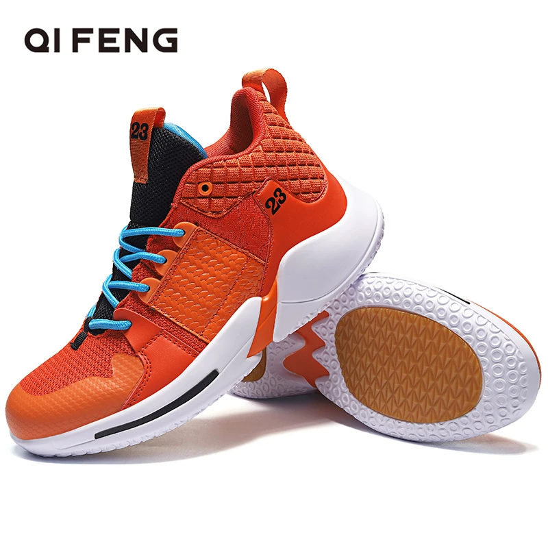 red high top trainers