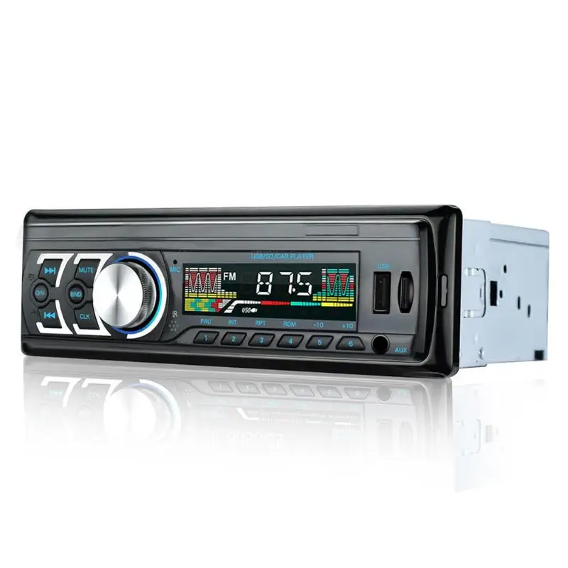 Автомобиль 1Din стерео аудио RM-JQ1781C в-dash USB FM радио Bluetooth Hands-free головное устройство 14,4 В MP3 музыкальный плеер RCA выход