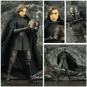 

Star Wars 9 TROS Rise Skywalker Leader Ren 6" Custom Action Figure Body From Original Black Series Ben Solo Movie Film Toys Doll