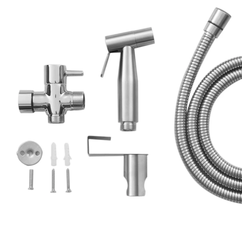 Высококачественный набор ручного биде из нержавеющей стали ручной опрыскиватель ручной биде кран для ванной комнаты ручной душ спрей Декор - Цвет: D