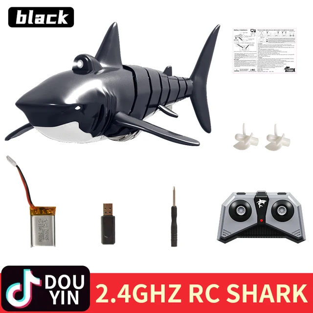 SHAREFUNBAY T001 Remote Control Shark 2.4G Waterproof Remote Control Toy Electric Remote Control Toy Children Gift