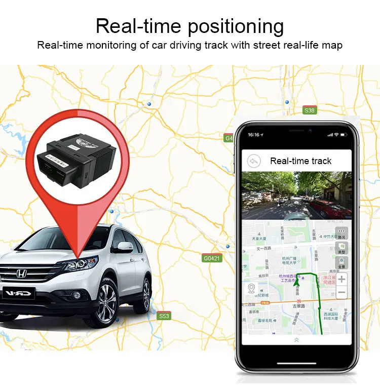 3g OBDII gps трекер для автомобиля gps отслеживание в реальном времени локатор данных голосовой монитор сигнализация положение трекер OBD совместимое устройство