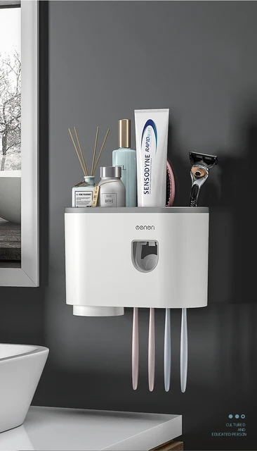 Portaspazzolino magnetico accessori per il bagno portaspazzolino da parete con d