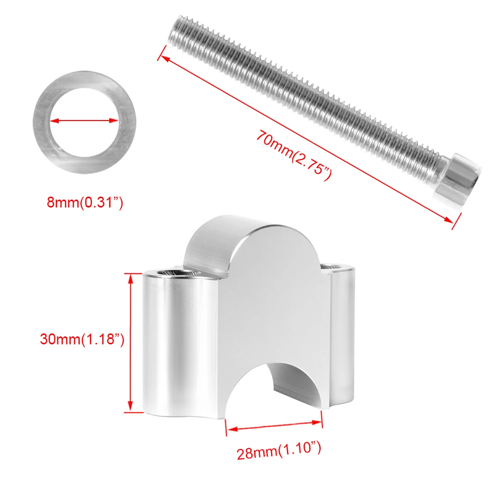  ڵ, ȥ BMW R1200GS ߸ MT07 Ű CNC ڵ   Ȯ Ʈ Ŭ , 22mm, 28mm
